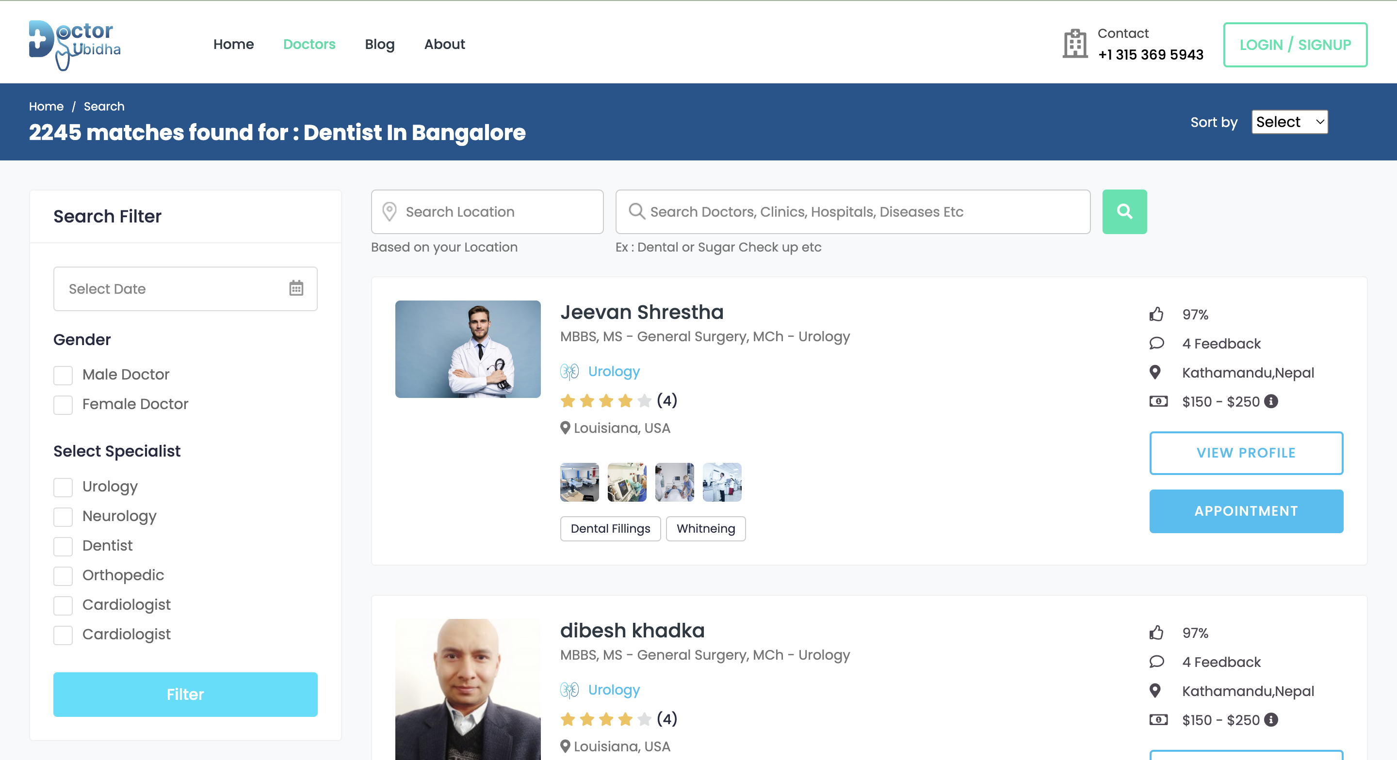 DoctorSubidha - Healthcare Appointment System