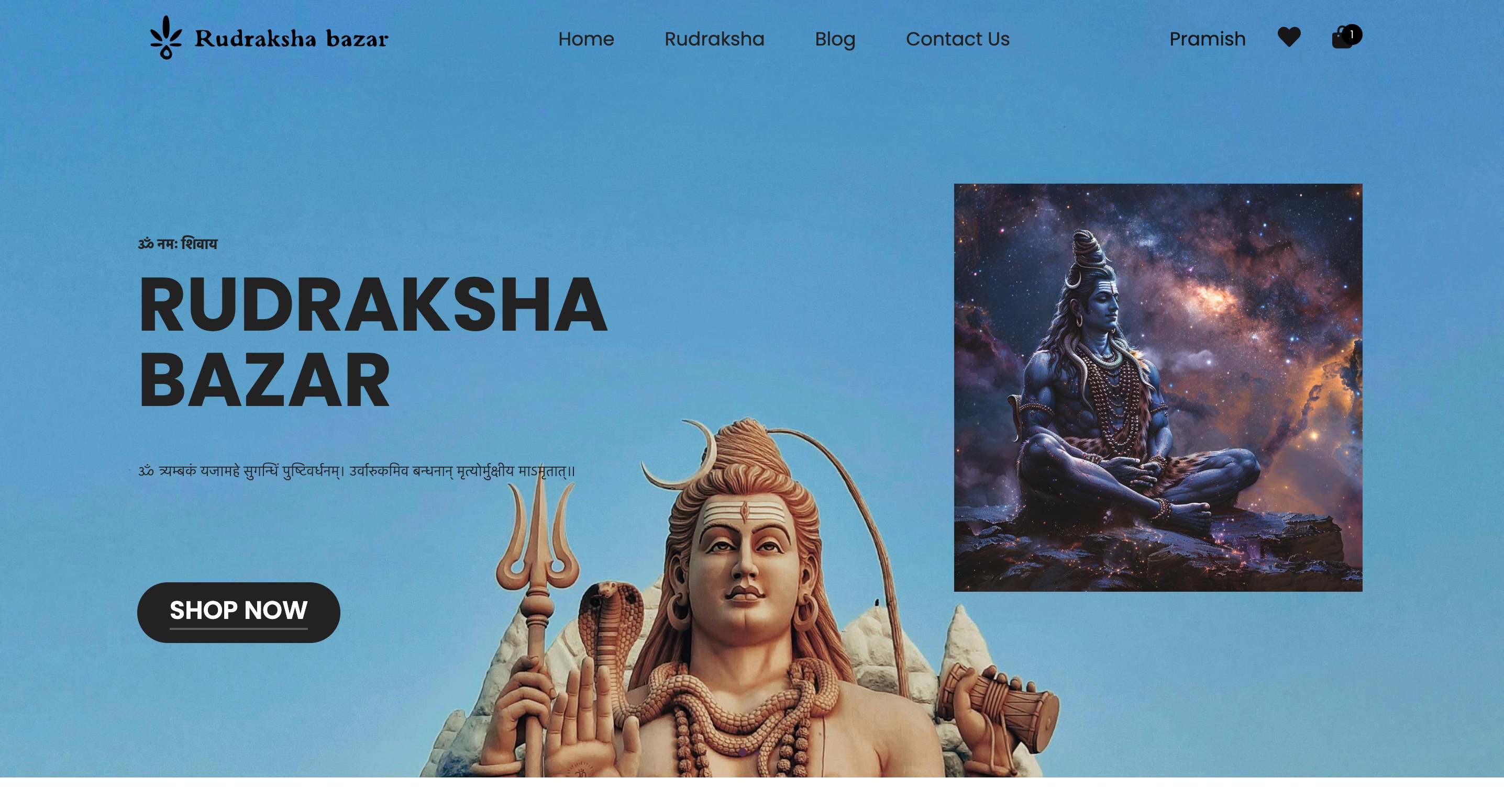 RudrakshaBAzar - E-commerce Platform